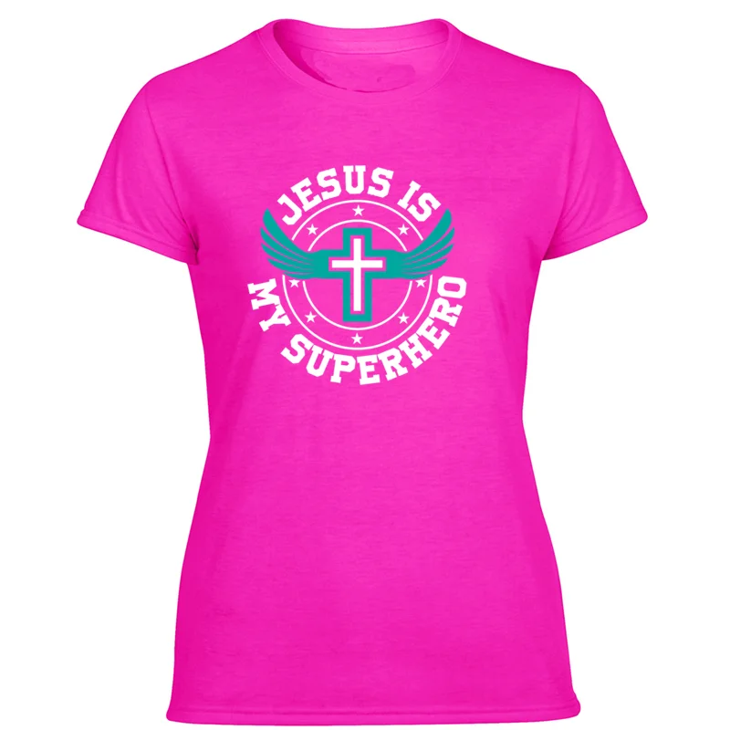 Забавная футболка с принтом «jesus is my superhero», «god faith believer», Подарочная футболка,, Sunlight, футболка, Юмористическая, известная, большой размер S~ 5xl