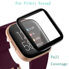 2 шт) мягкая защитная пленка Полное покрытие экрана протектор для Fitbit Versa 2 Smartwatch