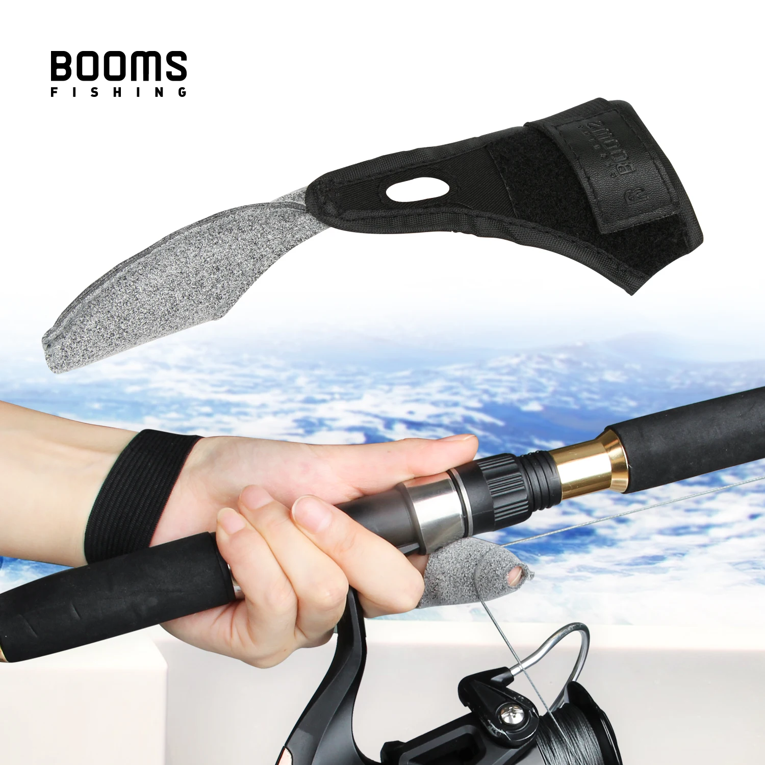 Booms Fishing FG1 Single Finger Protector Fly Fishing Gloves Non-Slip Breathable Surf Casting Glove Tools Accessories fishing gloves