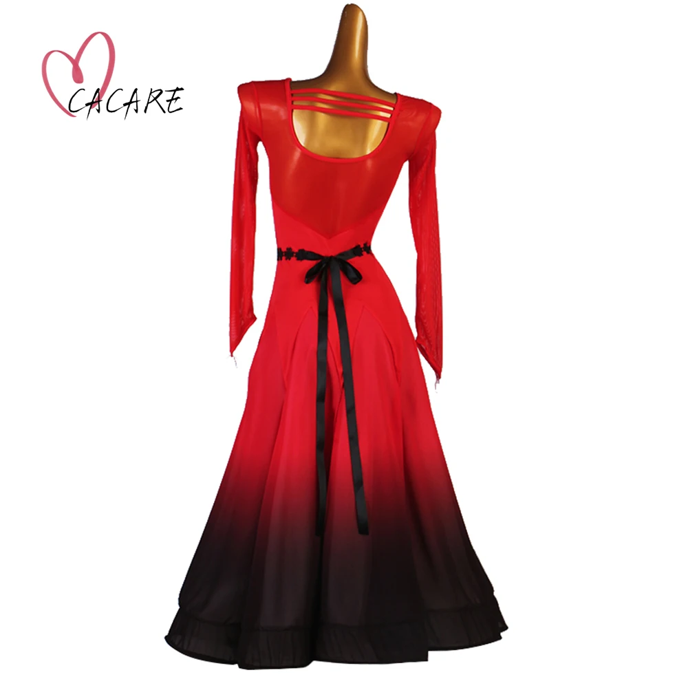 Elegant Ballroom Dress Dance Competition Dresses Standard Tango Waltz Modern Costume Women Clothes Flamenco Customize D1013