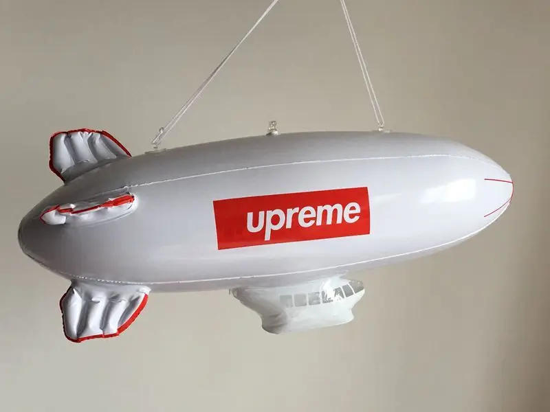 Правильная версия Supreme17fw дирижабль надувная моторная лодка надувной самолет игрушки фотосессия висячие украшения