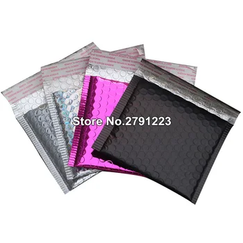 

50pcs CD/CVD Packaging Shipping Bubble Mailers gold paper Padded Envelopes Gift Bag Bubble Mailing Envelope Bag 15*13cm+4cm