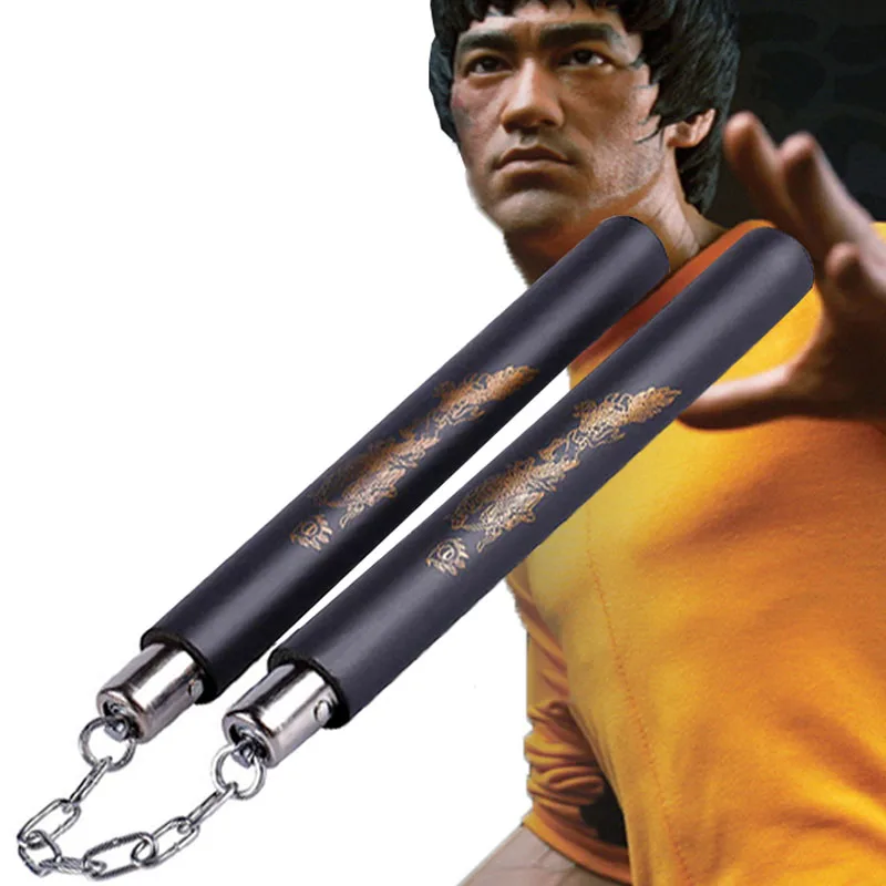 Chinese Kung Fu Nunchaku Bruce Lee Pattern Martial Arts Wing Chun Safe