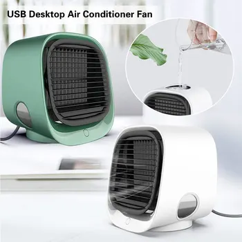 

Mini Portable Air Conditioner Multi-function Humidifier Purifier USB Desktop Air Cooler Fan with Water Tank Home 5V