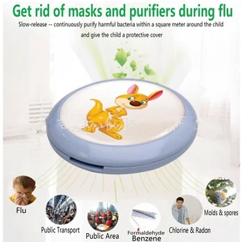 

Air Protection Badge Virus Cleanse Protection Protector For Adult And Children Slow-Release Purify Becteria Harmless Safe