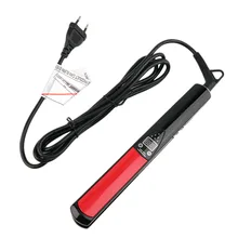 Профессиональный Выпрямитель для волос с цифровым ЖК-дисплеем, титановые пластины, утюжок для выпрямления волос, инструменты для укладки, европейская вилка