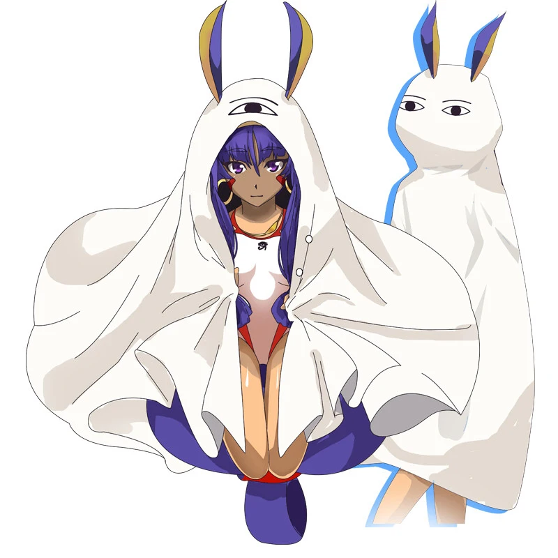 Аниме Fate/Grand Order Nitocris Косплей Костюм студенческий плащ с капюшоном накидка одеяло шаль Осень Зима модное повседневное пальто