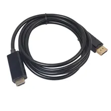 1,8 м/3M Кабель DP-HDMI Displayport HDMI адаптер 1080P видео аудио конвертер кабель для ПК HDTV проектор ноутбука