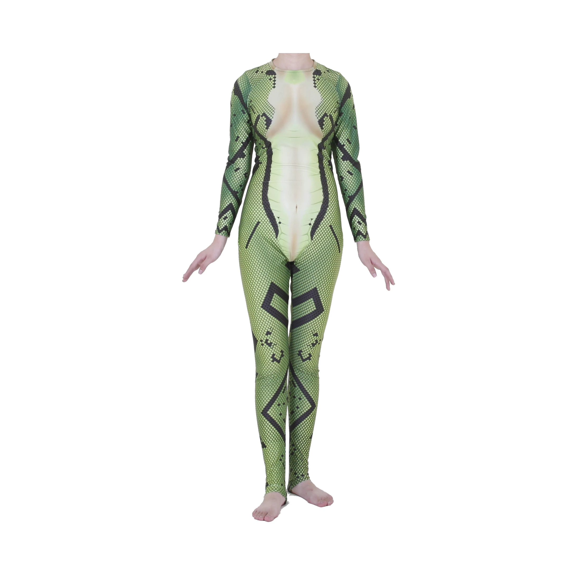 ユニセックスライクラスパンデックス全身タイツハロウィーンlizardマンスネークコスプレ衣装大人 子供3dスタイル Movie Tv Costumes Aliexpress