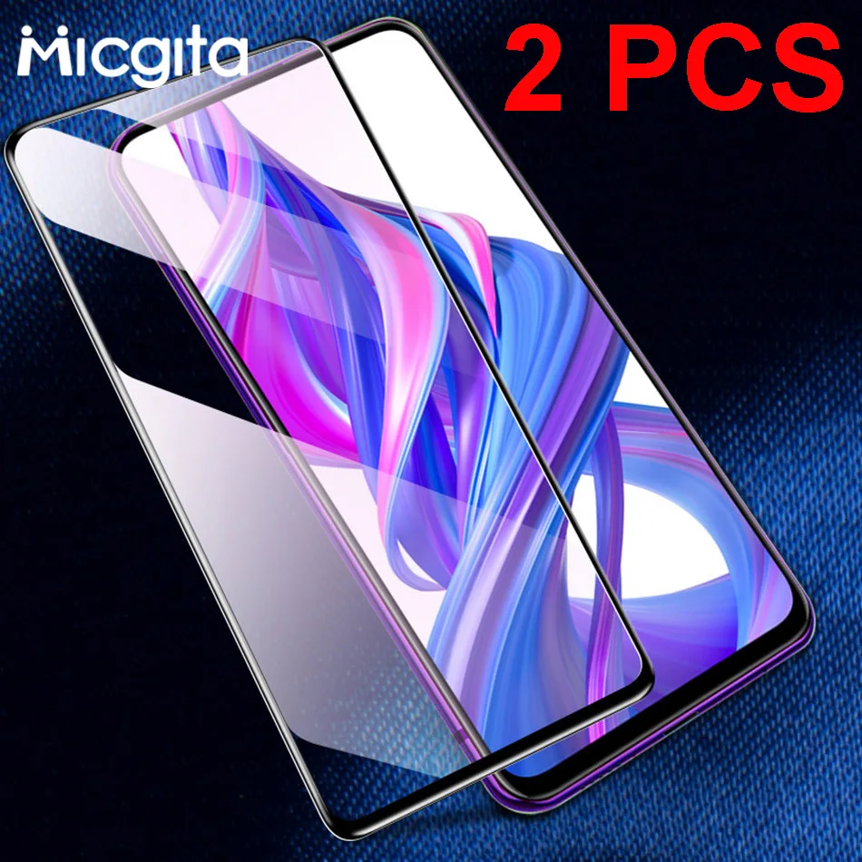 2 шт. закаленное стекло для Huawei Honor 9X Pro 8X 7X 6X 7A 8A 8S V9 6C Защитная пленка экрана 8 9