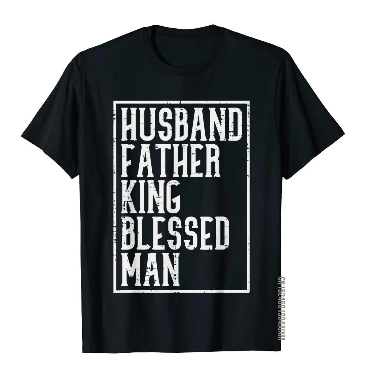 

Husband Father King Shirt Blessed Man Black Pride Dad Gift T-Shirt New Design Male Top T-Shirts Simple Style Tops Tees Cotton