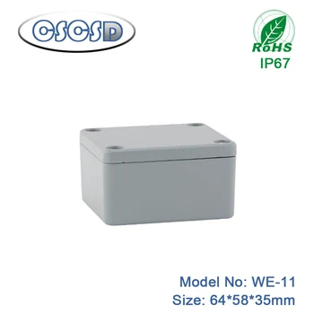 

a pcs/lot (5pcs) 64*58*35mm CSCSD die cast aluminum housing case distribution box electrical aluminum amplifier chassis