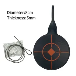 Shooting Target Plates Bullseye Portable Round Shaped Tactical Paintball Hunting Target Bullseye Shoot Training Target