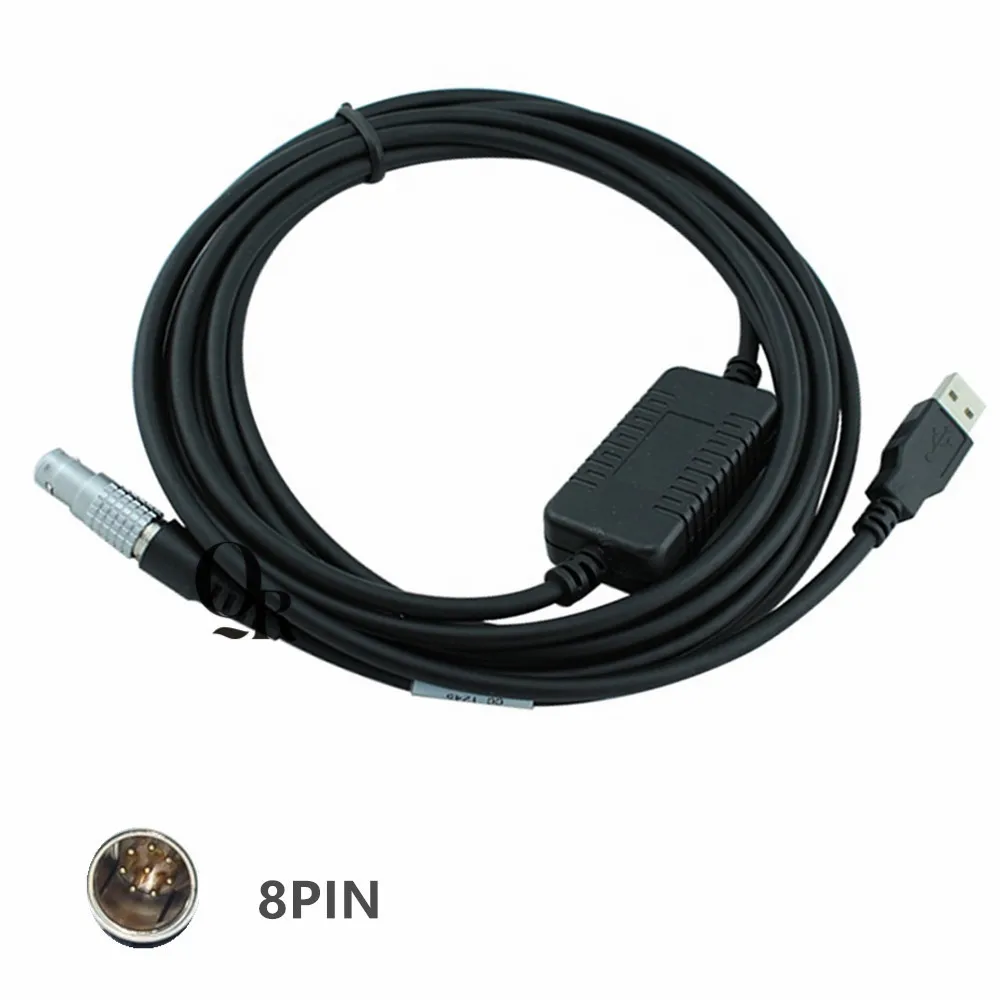 USB-кабель передачи данных GEV218 Lemo 1B USB для LEICA TM30/TS30 общее количество станций кабель