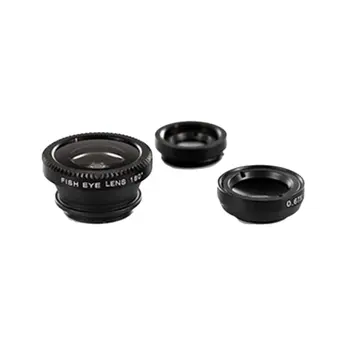 

Durable Universal 3 In 1 Mobile Phone Lenses Fish Eye Smartphone Wide Angle Macro Camera Celular Lens Kit
