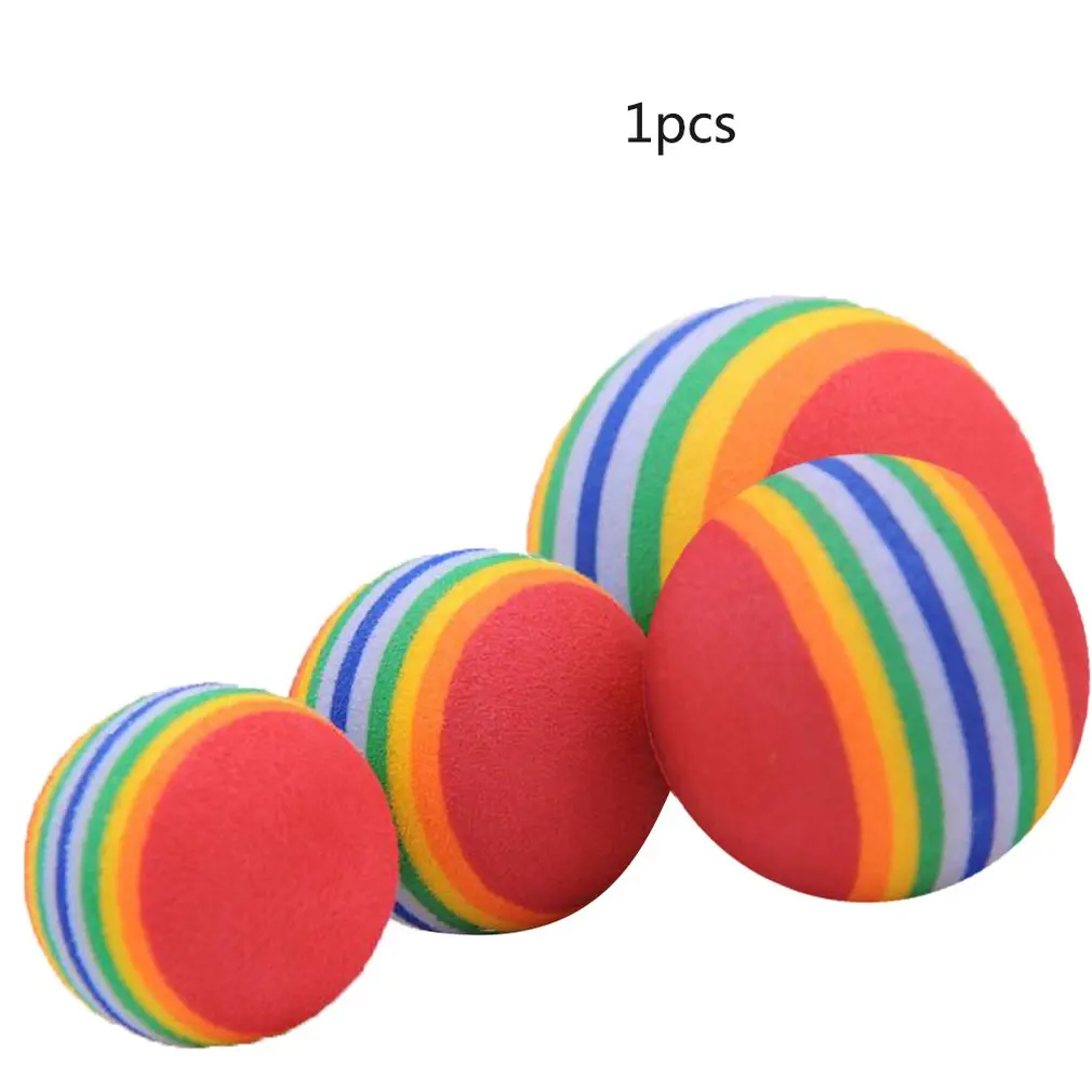 42mm Creative Funny Pet Ball Eva Material Floating Cats Dogs Toys Pet Toys Rainbow Ball Cat Toys Cat Dog Toyss