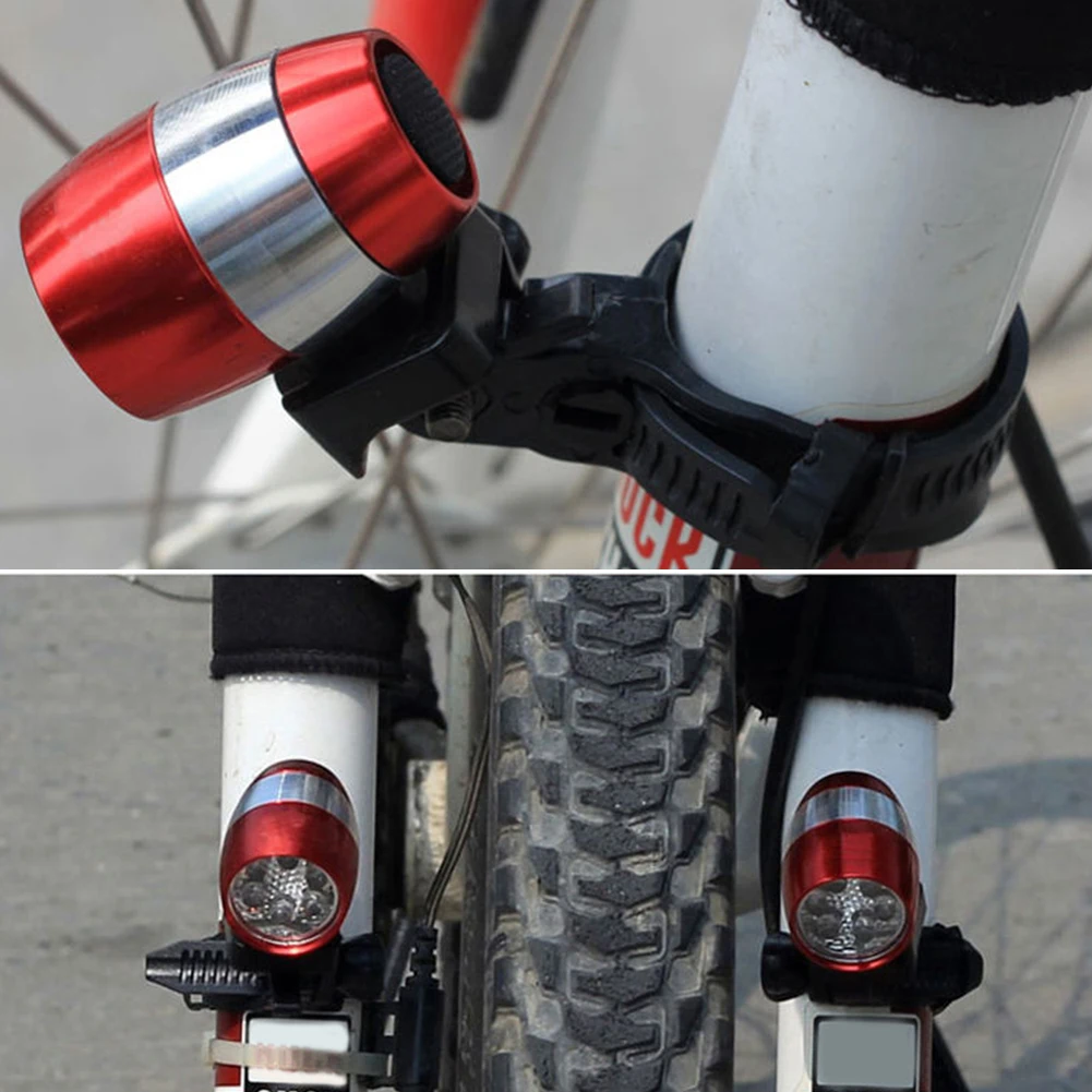 6 LED Bicycle Front Flashlight Lamp Bike Handlebar Head Light For Safety Warning 