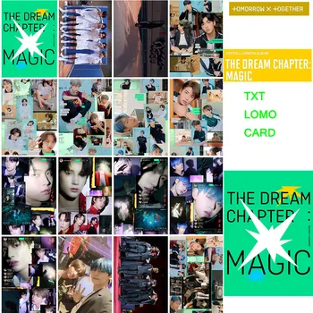 

16pcs/set Kpop TXT Photocard New album THE DREAM CHAPTER MAGIC poster lomo card K-POP TXT for fans gift collection new arrivals