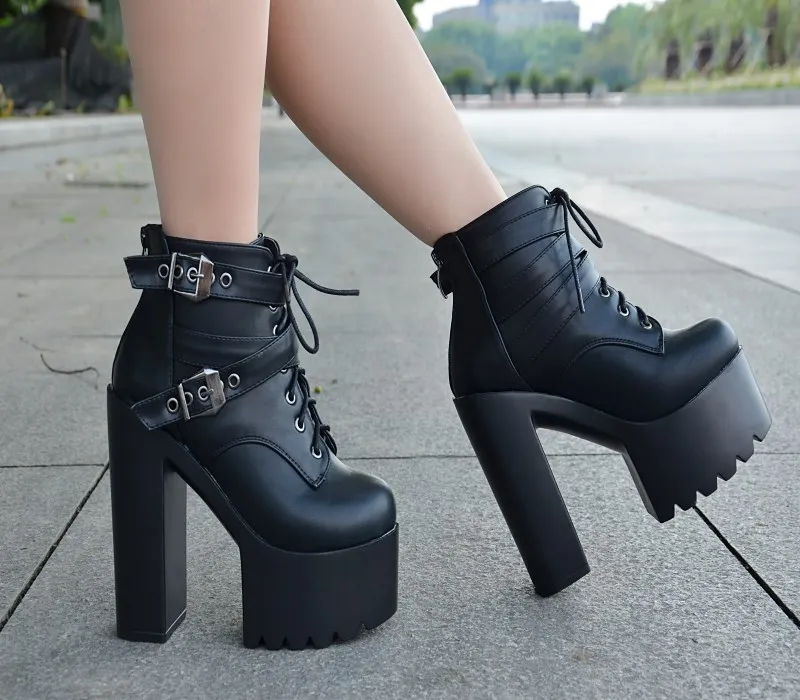 European and American style fashion ankle boots 2025 spring
