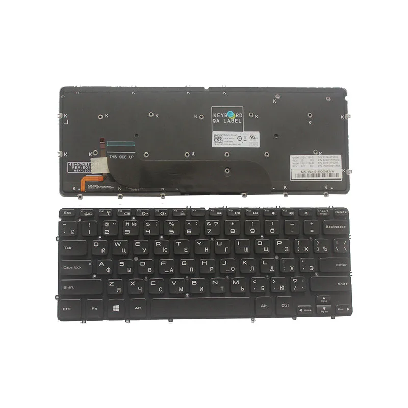 Новая клавиатура для DELL XPS 12 13 13D 13R L321X L322X 0MH2X1 L221 L321 L322 RU Клавиатура ноутбука с