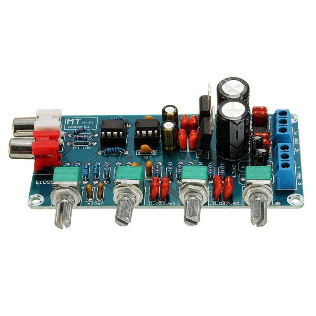 NE5532 OP-AMP HIFI усилитель громкости Tone EQ Плата усилителя управления DIY | Электроника