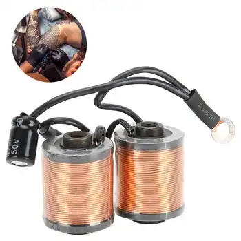 

Professional 10 Wraps Tattoo Copper Coils Parts Portable Tattoo Machine Coils Accessory 28mm Makeup Body Art Tattoo Supplies