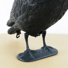 3D Lifelike Crow Decoys Realistic Raven Decoying Scarecrow Shooting Target