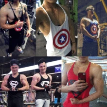 Мужская майка для бега, без рукавов, свободный, для фитнеса, спорта, на каждый день, с принтом, хлопковый жилет