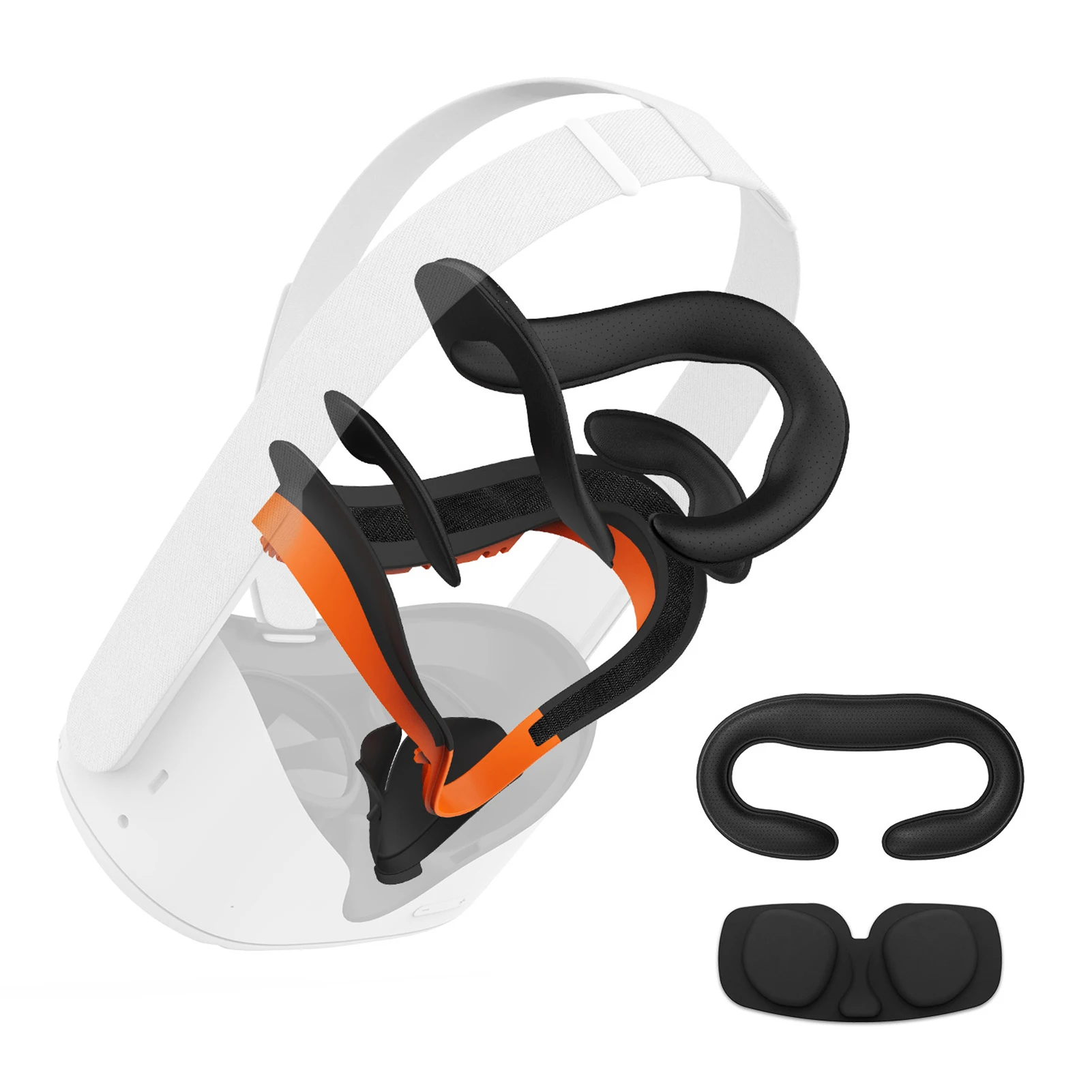 For Oculus Quest 2 7 In 1 Set VR Facial Interface Bracket & PU Leather Foam Face Cover Pad Replacement Comfort Accessories	For Oculus Quest 2 7 In 1 Set VR Facial Interface Bracket & PU Leather Foam Face Cover Pad Replacement Comfort Accessories