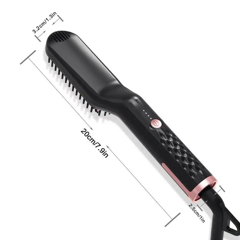 Многофункциональная электрическая расческа для волос выпрямитель для бороды парикмахерские щипцы для завивки, придающая форму щеточка для мужчин красота инструмент для укладки волос