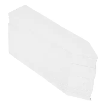 

100 Pcs Plastic Plant Seed Labels Pot Marker Nursery Garden Stake Tags 10cm x 2cm (White)