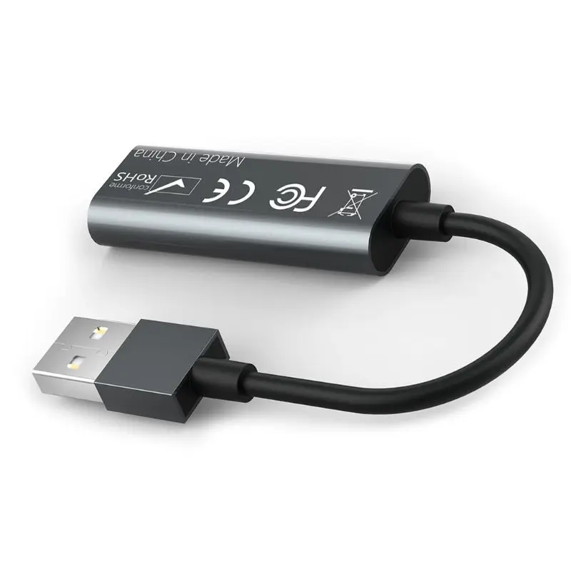 

Video Capture Card USB 2.0 Grabber Record Box f-r PS4 Game DVD Camcorder Youtube