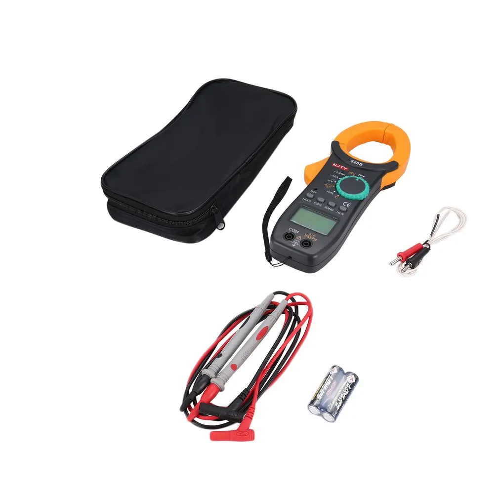 

Digital Clamp Meter NJTY DC/AC Volt Amp Ohm Diode Mini Multimeter Ammeter Multitester Current Voltage Resistance Tester NCV
