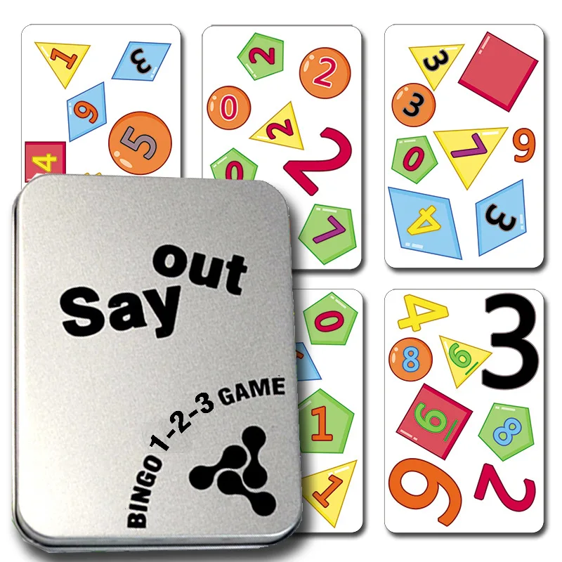 Say Out 123 Digital Game Sudoku Children's Educational Toys Board Games Cognitive Parent-child Interactive | Игрушки и хобби