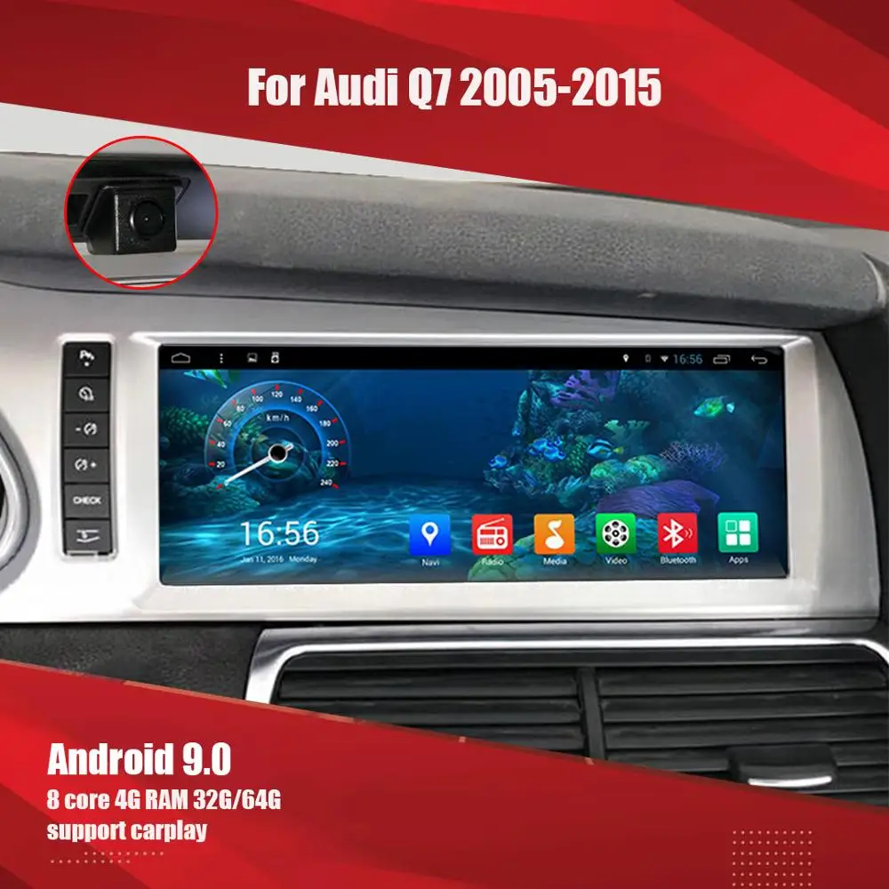 Aucar Android автомобильный мультимедиа для Audi Q7 Audi A6 2005 2015 автомобильное радио 8 ядер GPS навигация радио WIFI стерео головное устройство MMI 2g 3g|Мультимедиаплеер для авто| | АлиЭкспресс