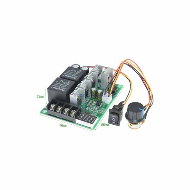 

A19-- DC PWM Motor Governor Promise Brush Motor ward and Reverse Switch Digital Display Positioning Module 12V24V36V48