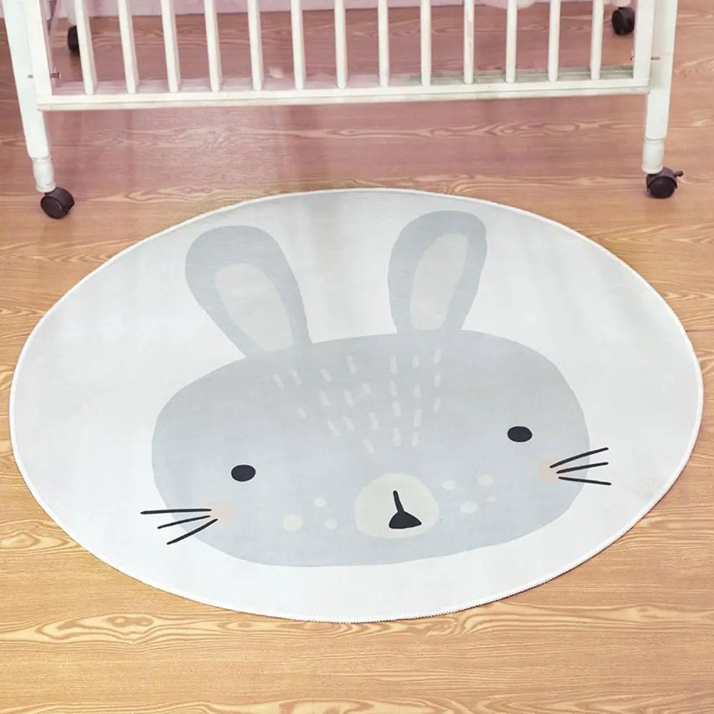 Детский игровой коврик, Круглый единорог, ползающее одеяло, детский игровой коврик, коврик для пола, детский спортивный ковер, декор для комнаты, диаметр 120 см