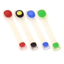 Светодиодный ремень безопасности для ночных видов спорта, Светоотражающий ремень для велоспорта, бега, нарукавный светильник