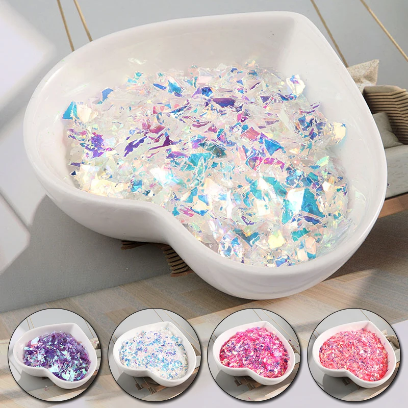 Shell Paper Candy Pieces DIY Cellophane Colorful Crystal Mud Clothing Accessories Epoxy Handmade Materials | Дом и сад