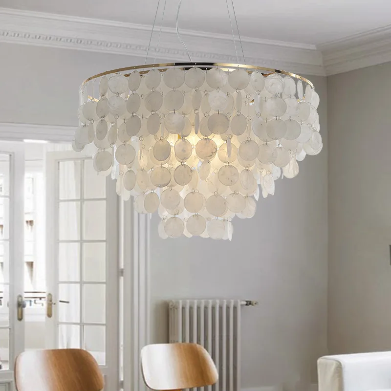 Современный подвесной светильник светодиодный природа Белое море лампочка в