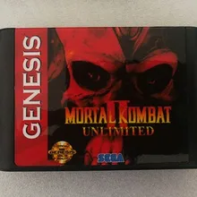 Mortal Kombat 2 unlimited для sega Mega drive 16 bit MD игровая карта для sega Mega Drive для Genesis