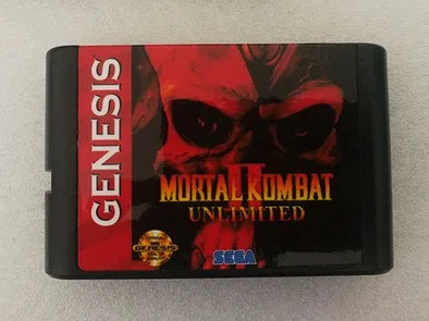 Игровая карта Mortal Kombat 2 unlimited для Sega Mega drive 16 бит MD Drive For Genesis | Электроника
