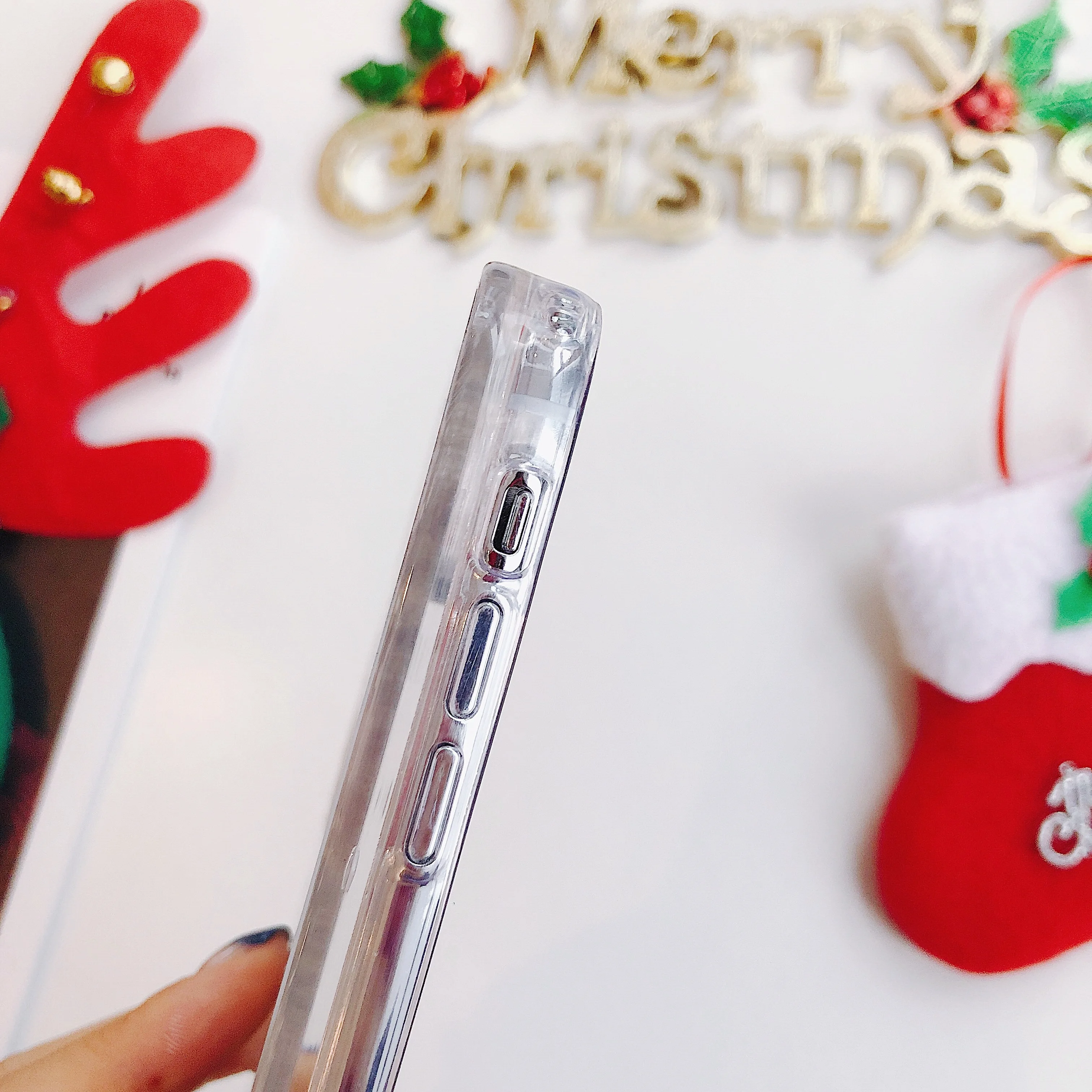 Блестящий чехол с рождественской елкой для samsung Galaxy S7 Edge S8 S9 Plus S10 Lite S10E Note 8 9 10 pro силиконовая, в форме бриллианта чехол с сияющими блестками