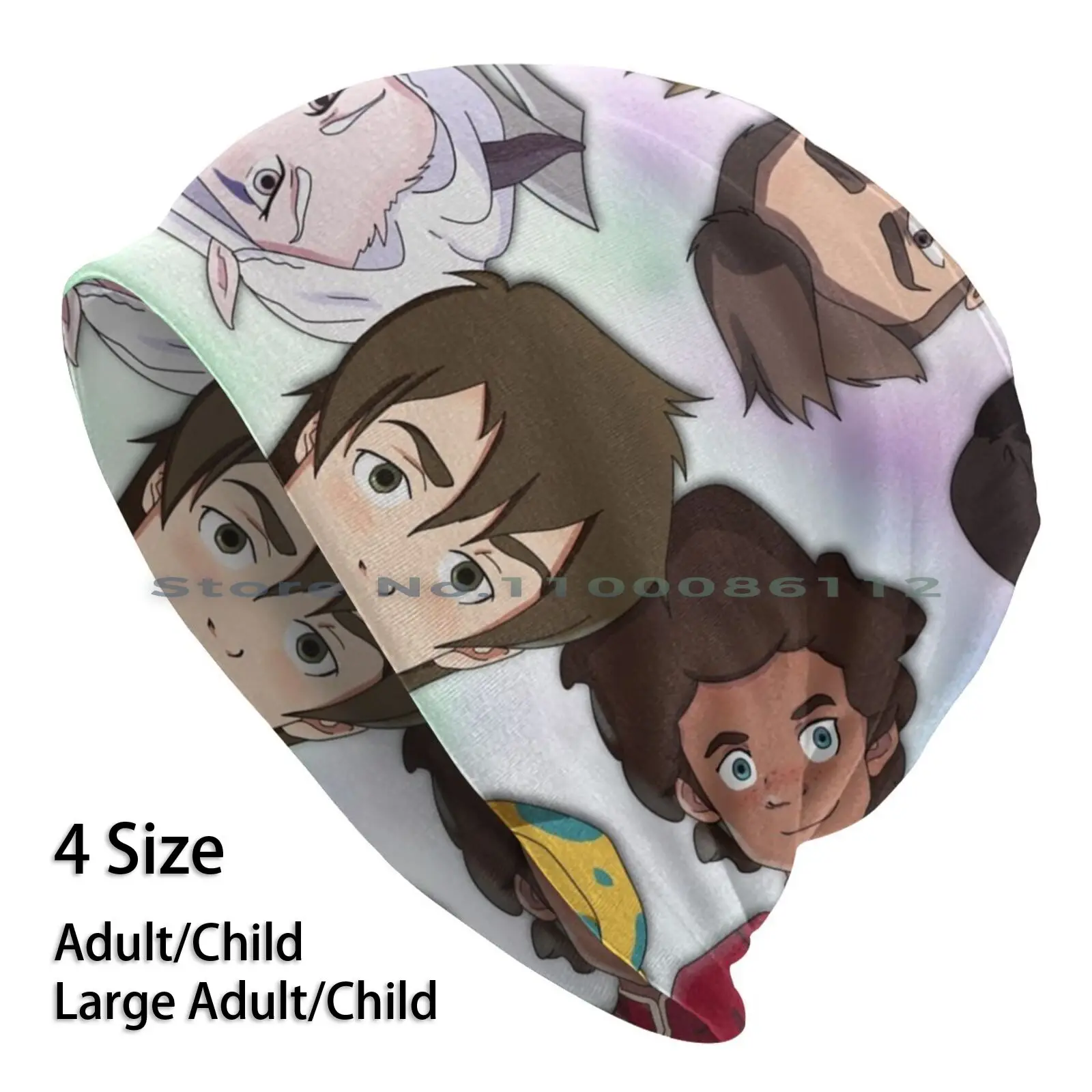 The Dragon Prince Berretti Cappello Lavorato A Maglia The Dragon Prince Netflix Zadia Prince Callum Soren Rayla Cappello Lavorato A Maglia Senza Tesa 