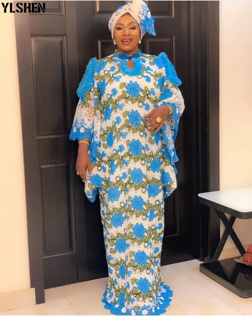 2021 Classic Design African Dresses For Women Winter Autumn Africa Clothing Nigeria Muslim Long Maxi Dress High Quality for Lady 03