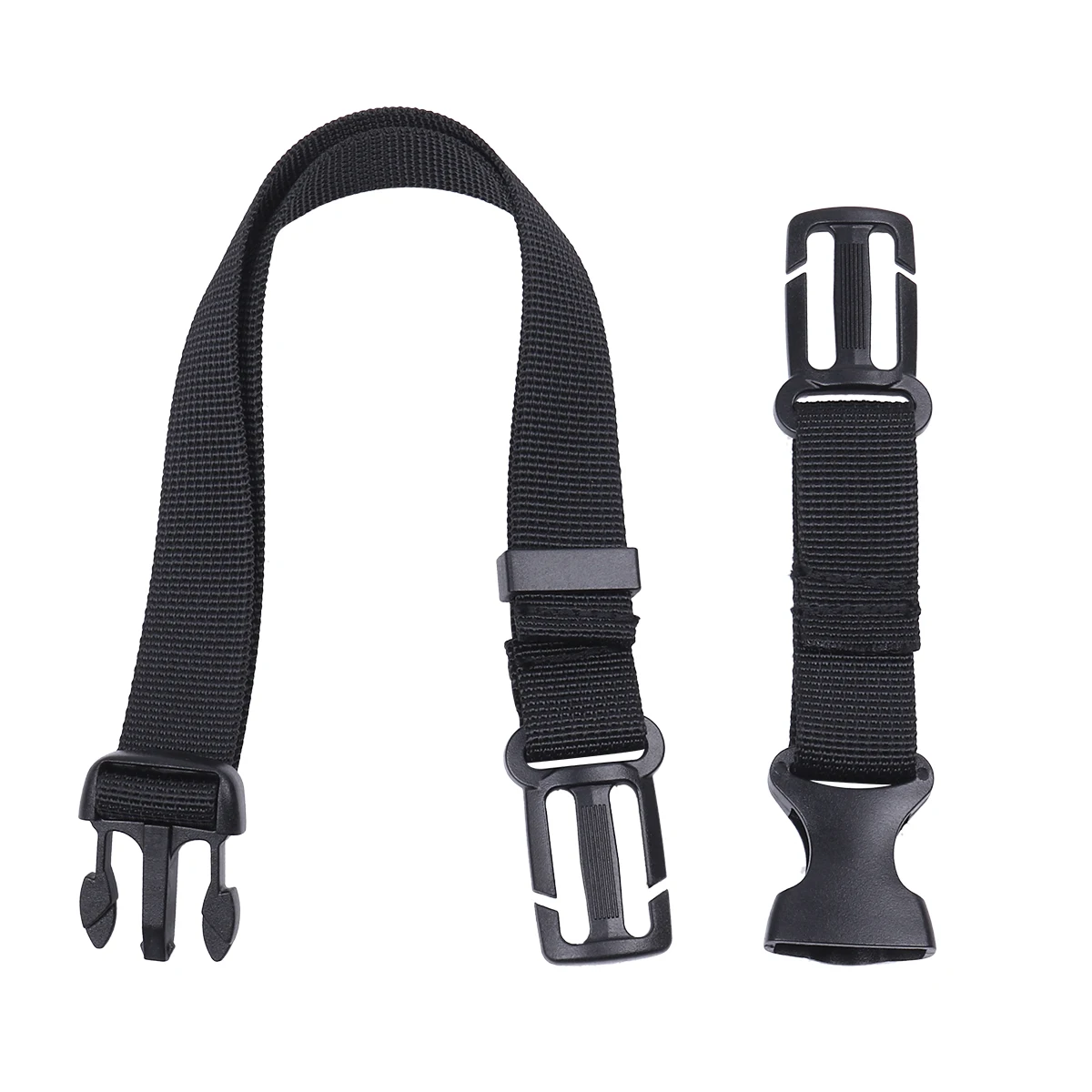 MIYUANGKJ 4 Pezzi Zaino Cintura Toracica Regolabile Cinghie Universali per Il Torace Cinghia Cinghie Zaino Nero Chiusura Rapida Cinghia per Zaino Nylon con Fibbia per Viaggio Arrampicata