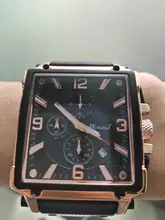 Reloj deportivo para hombre, cronógrafo de cuarzo, con Esfera Grande cuadrada de cuero, marca superior de lujo, a la moda, resistente al agua, nuevo, 2021