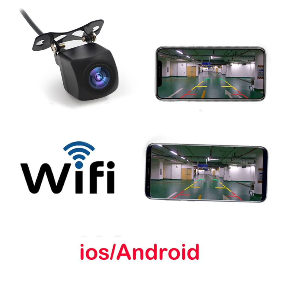 Автомобильная камера заднего вида с функцией ночного видения Wi-Fi | Автомобили и