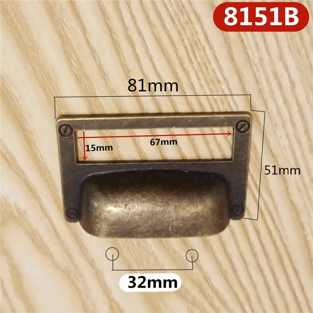 8151锌合金材质标签拉手3款=04青古