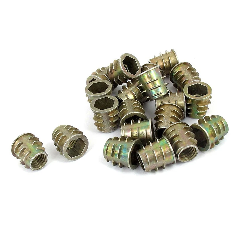 M8x13mm шестигранный винт в резьбовой гайки 20 шт для дерева
